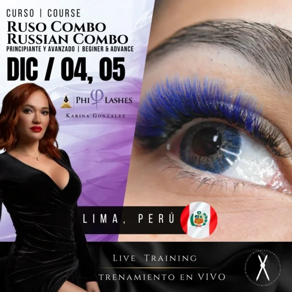 Curso: PhiLashes | Volumen Ruso Combo | En Vivo | Lima, Perú | Dic, 04 y 05